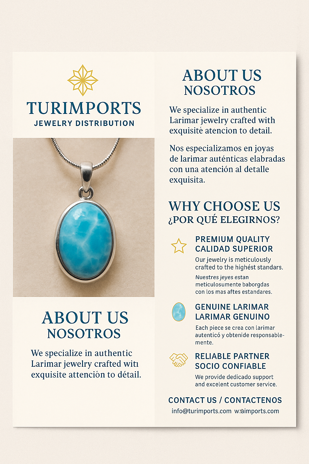 Larimar Necklace